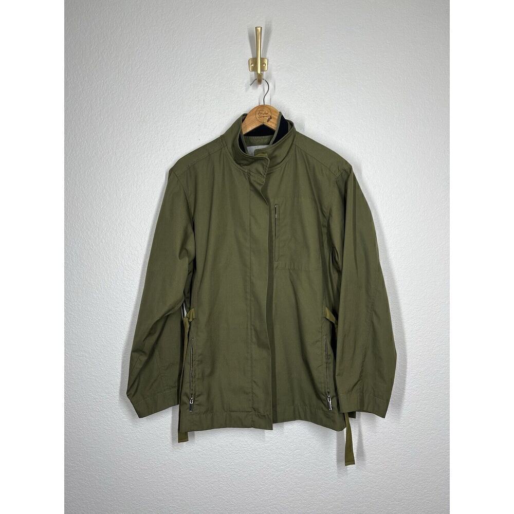 Grey Jason Wu Utility Anorak Jacket Size 8 Olive Green